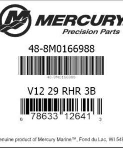 VERADO12 29 PITCH MERCURY RH 3 BLADE REAR PROPELLER