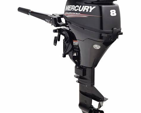 Mercury 8hp Tiller FourStroke Outboard Motor 20" Shaft - Image 3