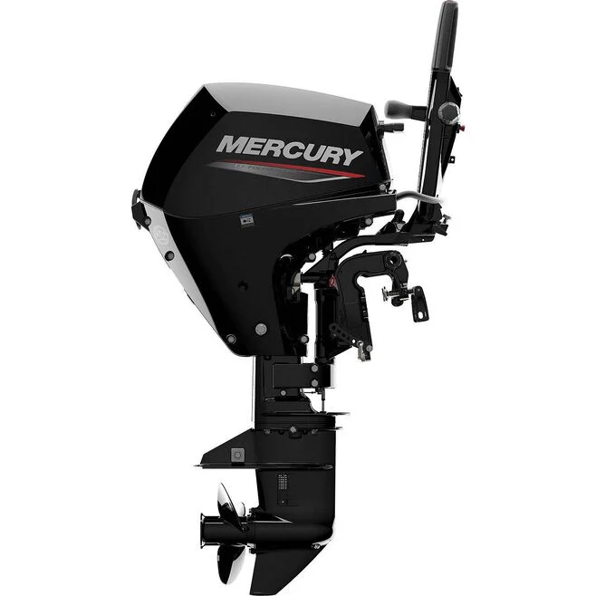Mercury 15hp EFI Tiller FourStroke Outboard Motor with 15'' Shaft, Manual Tilt/Trim, Electric Start/Manual Backup - Image 4