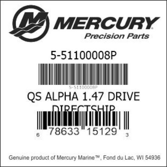 Mercury Quicksilver 5-51100008P Alpha 1 Gen 2 Sterndrive 1.47 Ratio - Image 3