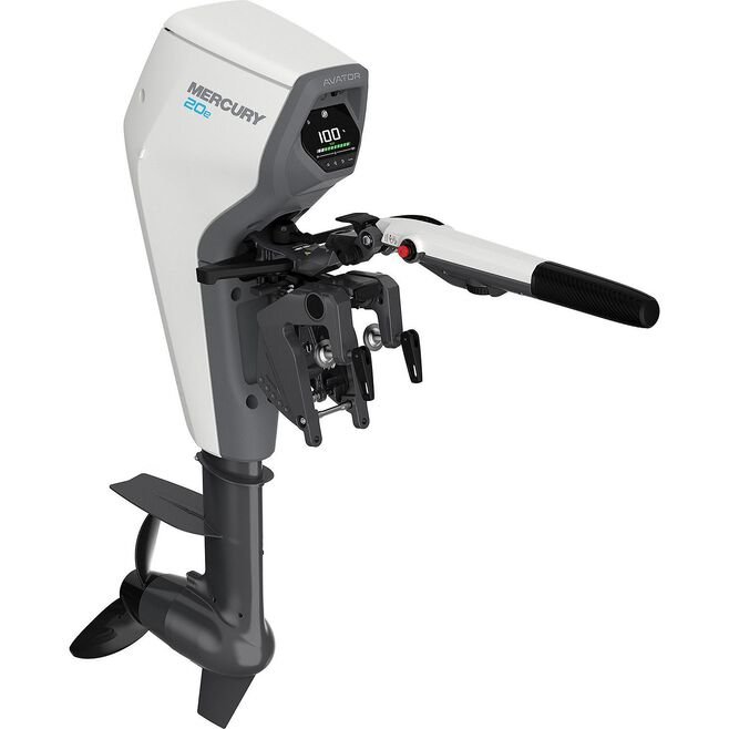 Mercury Avator 20e Tiller Electric Outboard Motor 20 Shaft