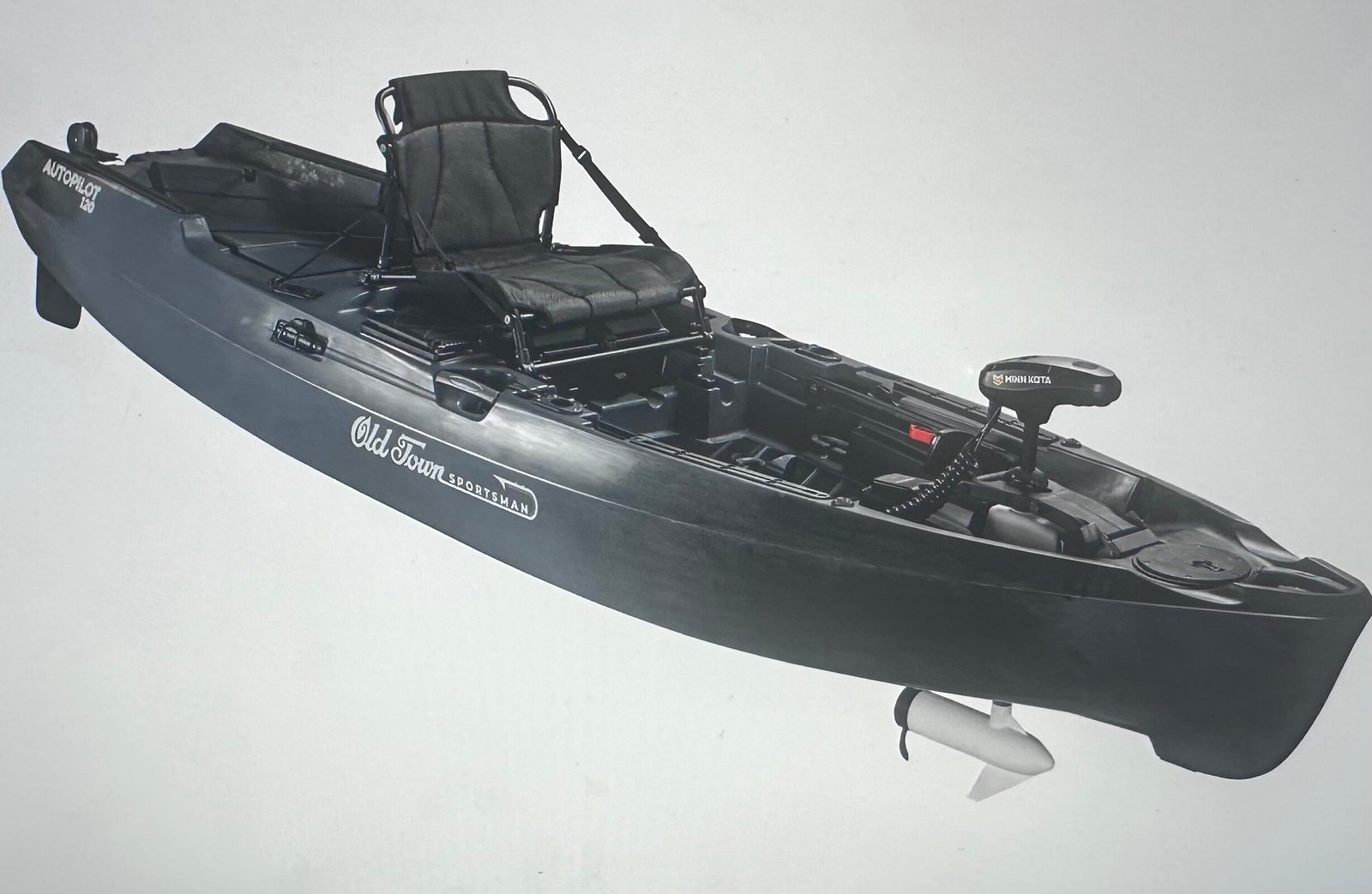 Old Town Sportsman AutoPilot 120 Sit-on-Top Kayak with Minn Kota Trolling Motor - Image 3