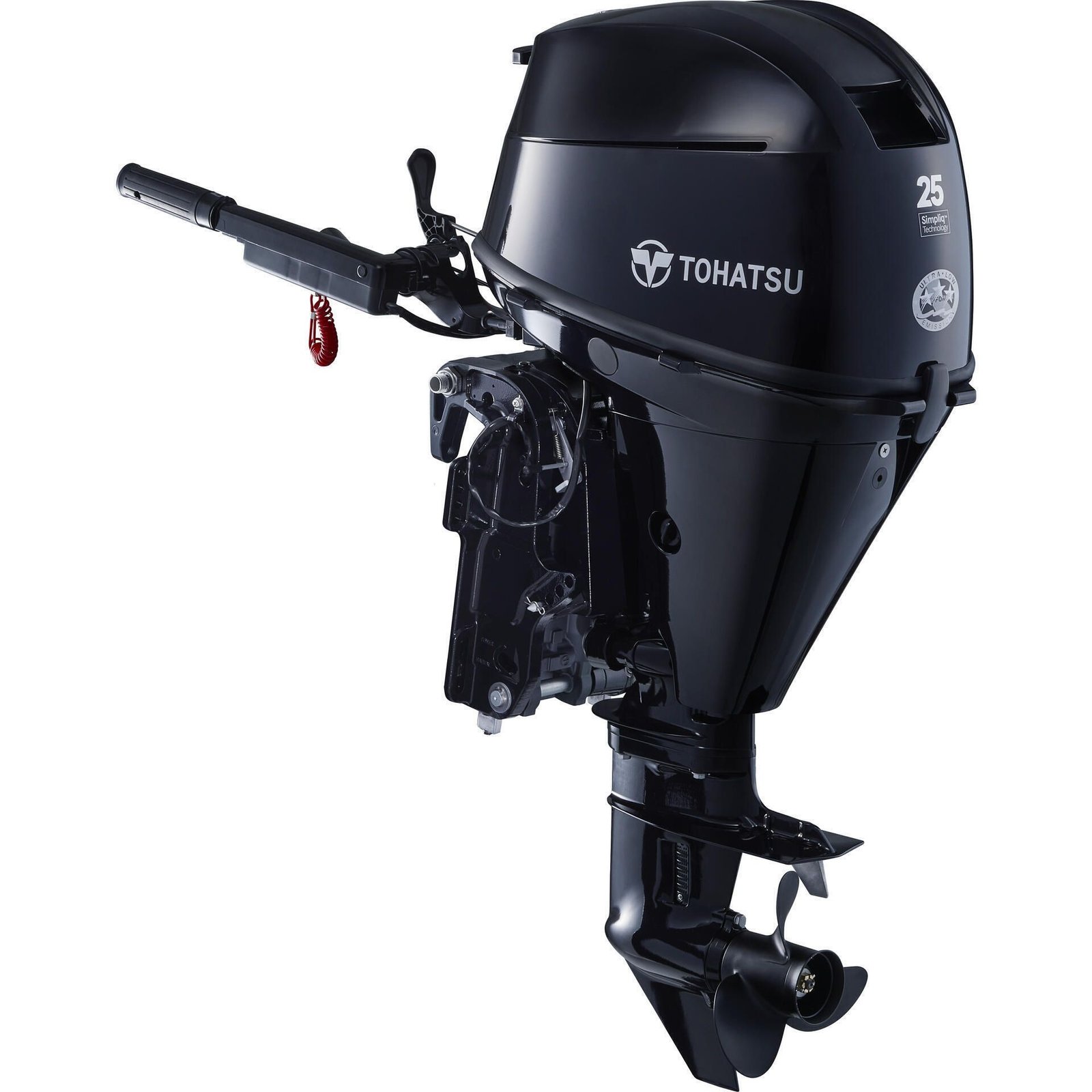 Tohatsu 25 HP Multi-Function Tiller Outboard Motor